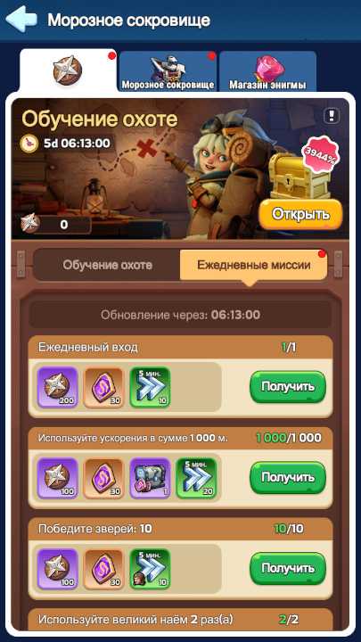 Обучение охоте
