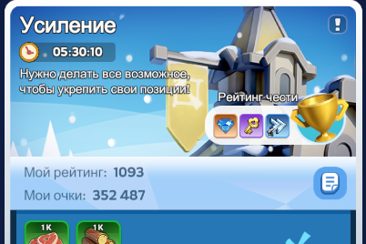 Событие Усиление